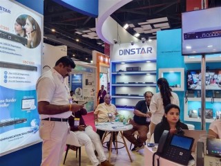 Dinstar представила инновационные решения IP-связи на выставке Convergence India 2025